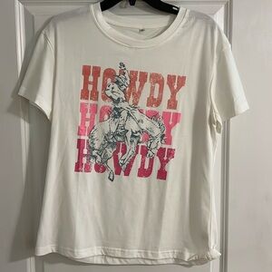 HOWDY graphic tee